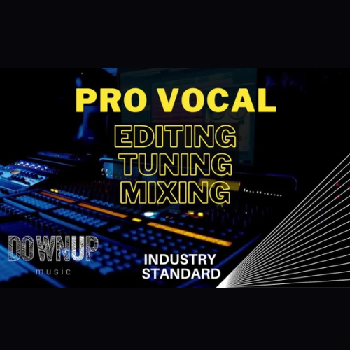 I will edit, tune and mix your vocals to perfection